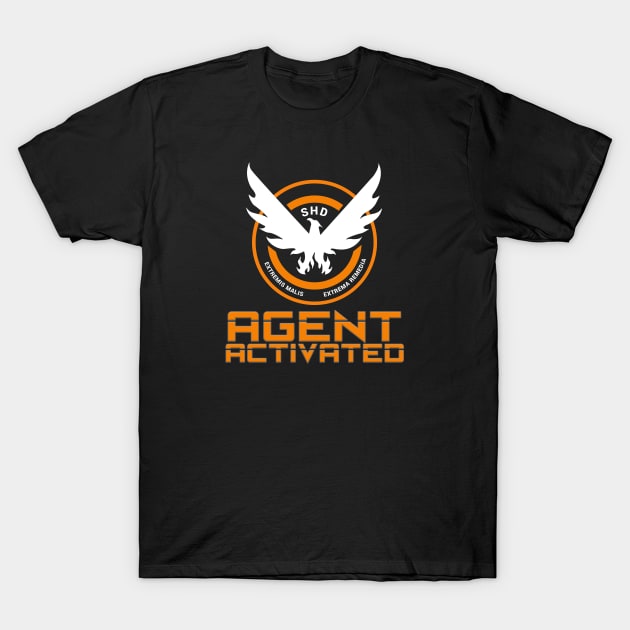 The Division - Agent Activated T-Shirt by wyckedguitarist